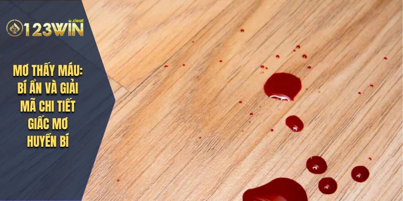 Mơ Thấy Máu: Bí Ẩn Và Giải Mã Chi Tiết Giấc Mơ Huyền Bí 7 mơ thấy máu